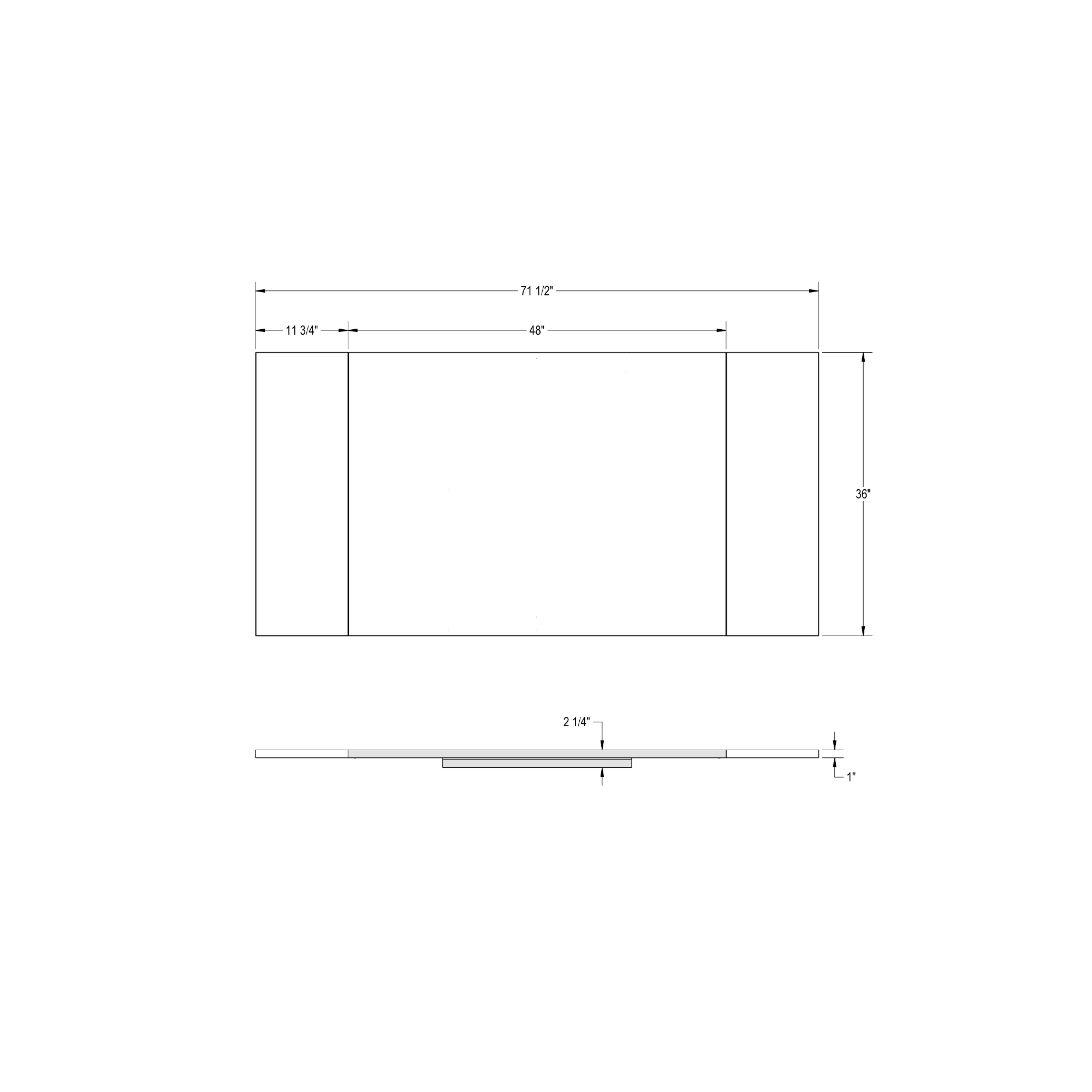 LEWIS EXT. DINING TABLE BASE & TOP