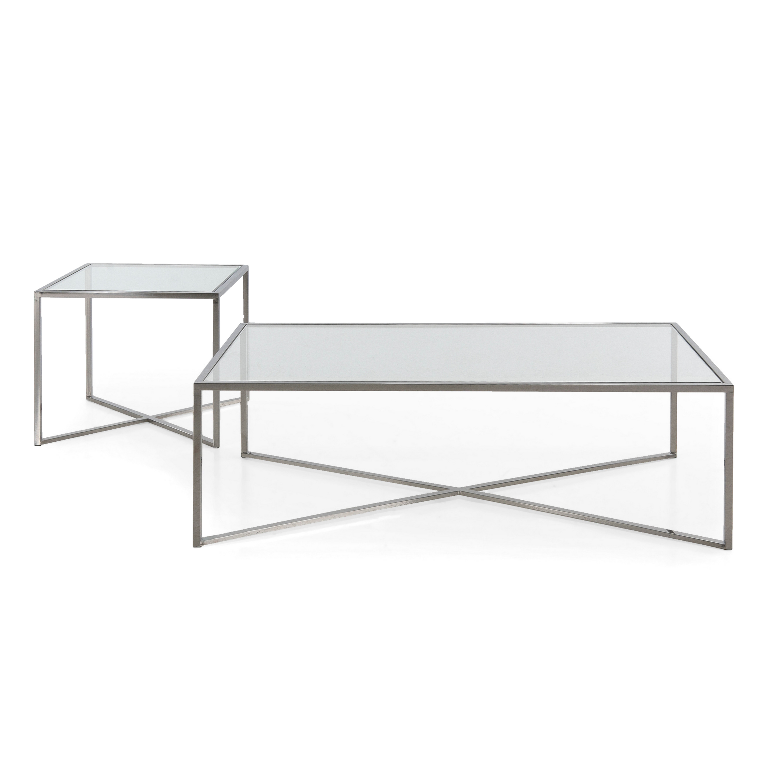 CROSS OVER COFFEE AND END TABLE