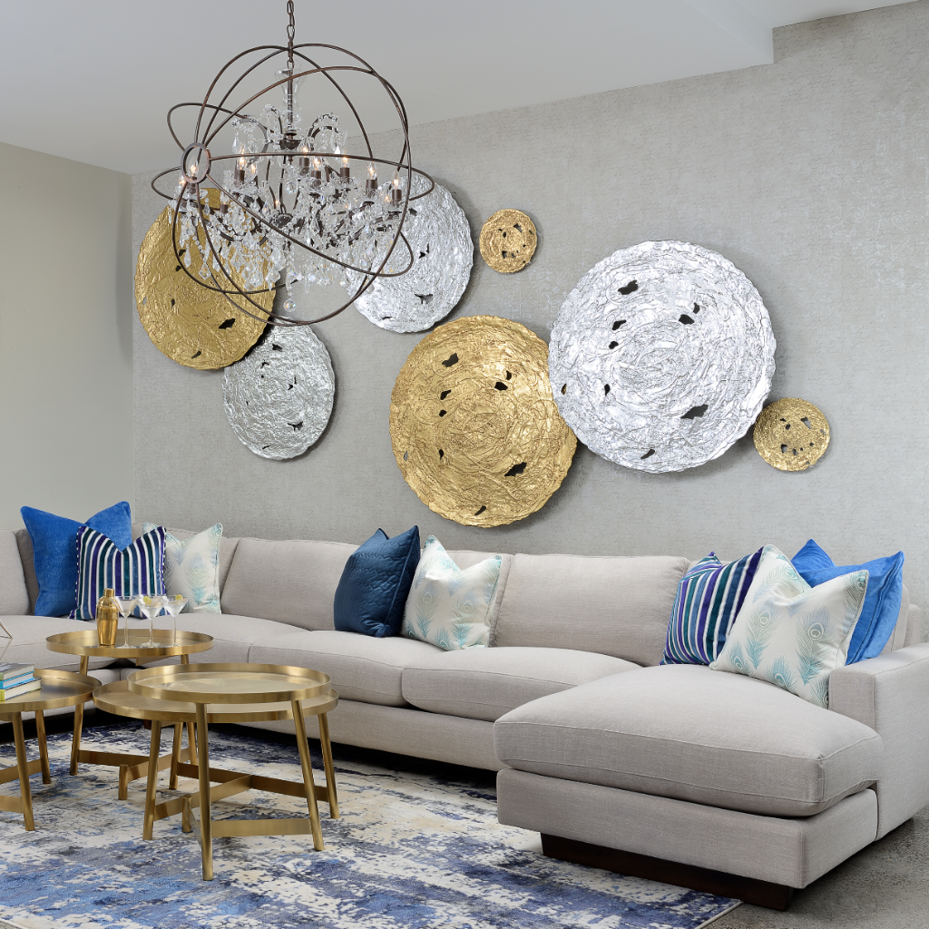 MOLTEN DISC WALL ART