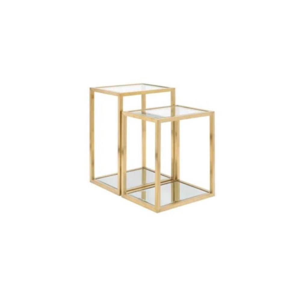 MULTI-LEVEL COFFEE TABLE AND END TABLE