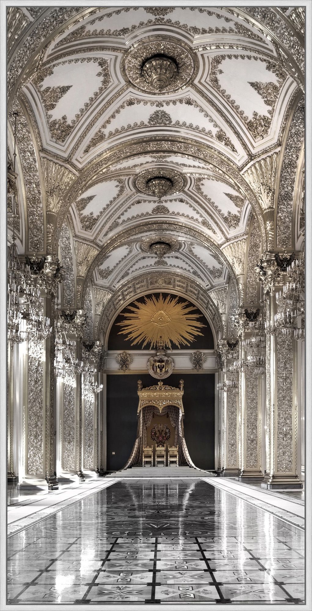 OPULENT INTERIOR TRIPTYCH